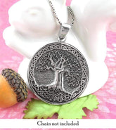 Richly Detailed Tree of Life Medallion Necklace - woot & hammy